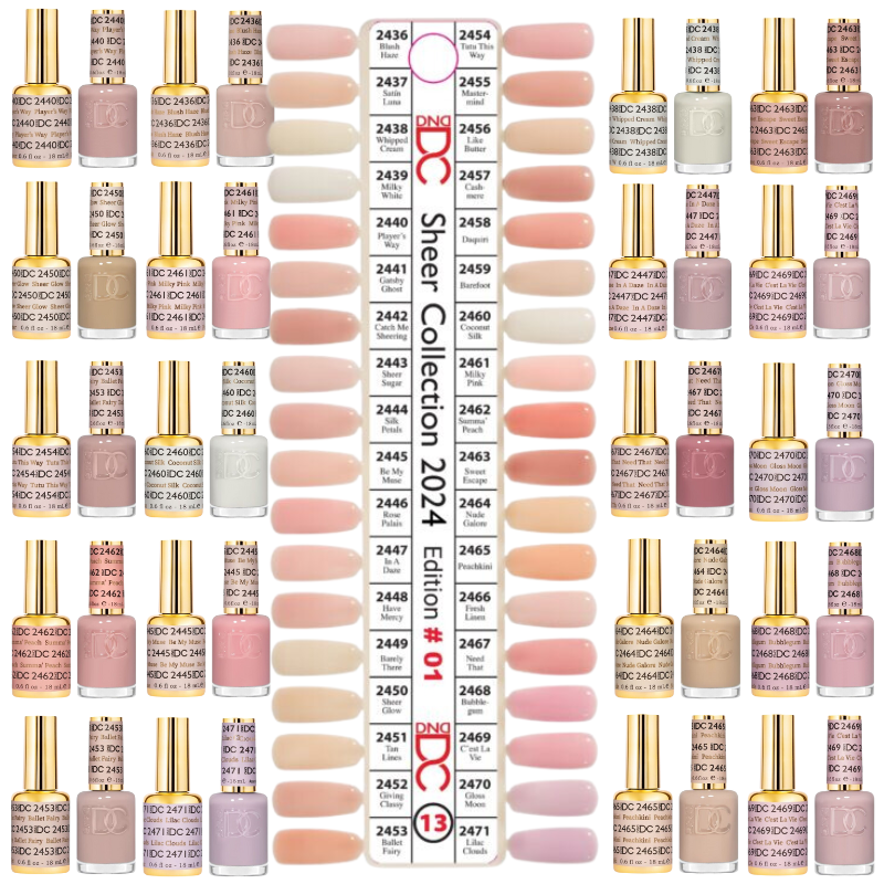 DND DC Gel & Polish Swatch Collection 13